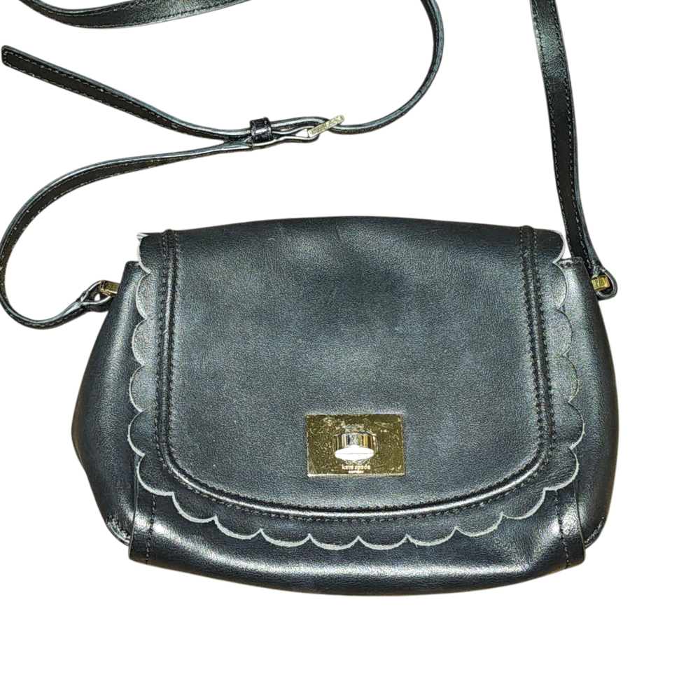 Kate Spade Maple Court Zani scalloped leather crossbody